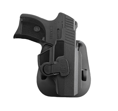 Ruger LC9 OWB Holster Index-finger Release,Outside Waistband Open Carry Paddle Belt Holster with Index Finger Relase Button. - Luckebuy