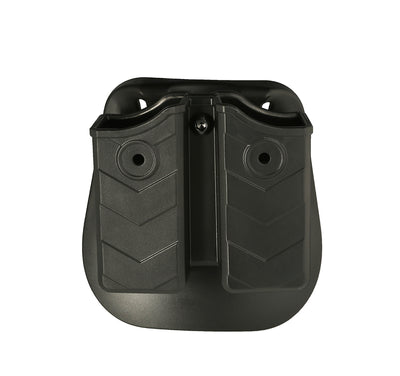 Universal Double Magazine Pouch，fit 9mm .40 Double Stack Mag，Holder Dual-Stack Mag Holster - Luckebuy