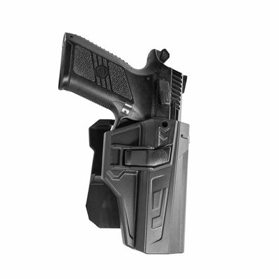 TEGE OWB Holster Compatible with CZ P07, 360°Adjustable Outside Waistband Holster with Paddle add-ons, Open Carry, Right-Handed - Luckebuy