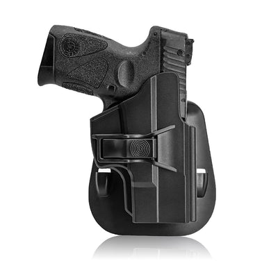 OWB Holster for Taurus PT111 G2 G2C G2S G3 G3C with Belt Cilp Add ons , Tactical Polymer Paddle Belt Holster Fit for Taurus Millennium G2 PT111. - Luckebuy